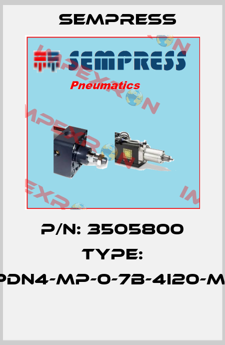 P/N: 3505800 Type: EPDN4-MP-0-7B-4I20-M12  Sempress