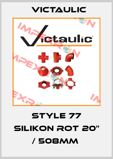 Style 77 Silikon rot 20" / 508mm  Victaulic