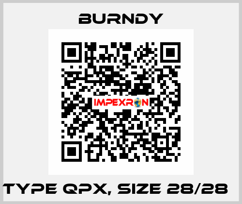 Type QPX, Size 28/28   Burndy