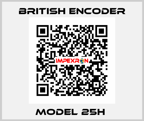 Model 25H  British Encoder