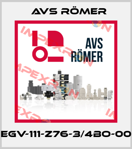 EGV-111-Z76-3/4BO-00 Avs Römer