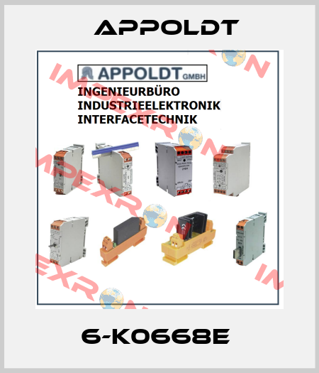 6-K0668E  Appoldt