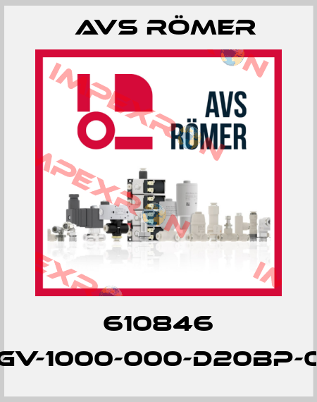 610846 XGV-1000-000-D20BP-04 Avs Römer