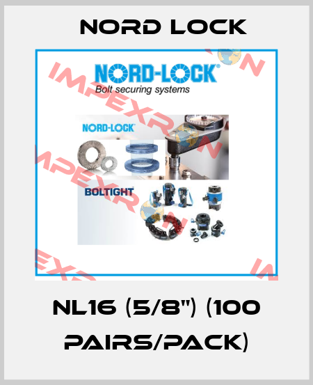 NL16 (5/8") (100 Pairs/pack) Nord Lock