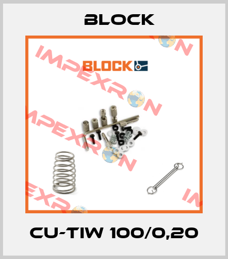 CU-TIW 100/0,20 Block