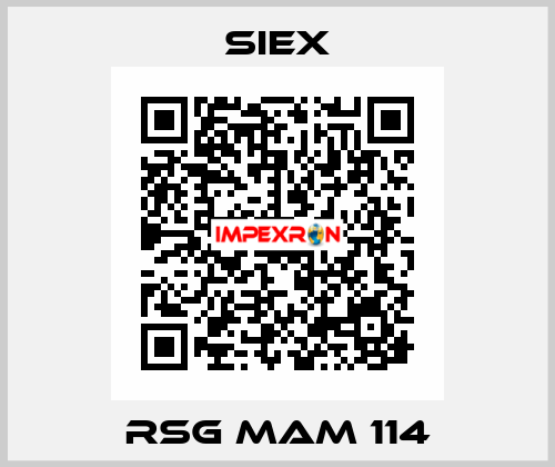 RSG MAM 114 SIEX