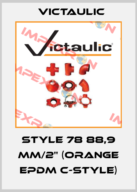 Style 78 88,9 mm/2" (orange EPDM C-Style) Victaulic