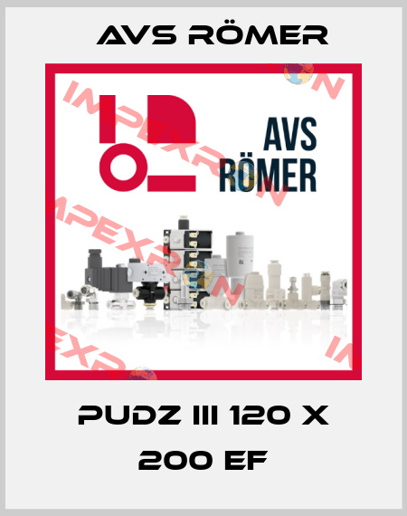 PUDZ III 120 X 200 EF Avs Römer