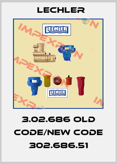 3.02.686 old code/new code 302.686.51 Lechler