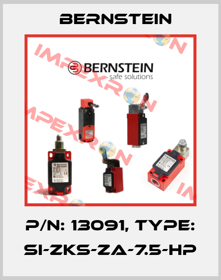 P/N: 13091, Type: SI-ZKS-ZA-7.5-HP Bernstein
