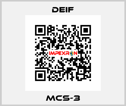 MCS-3 Deif
