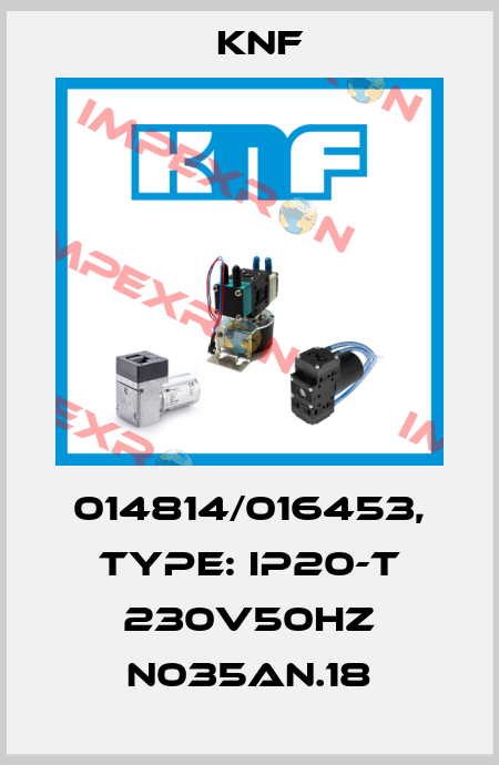 014814/016453, Type: IP20-T 230V50HZ N035AN.18 KNF