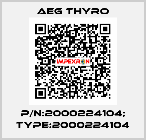 P/N:2000224104; Type:2000224104 AEG THYRO