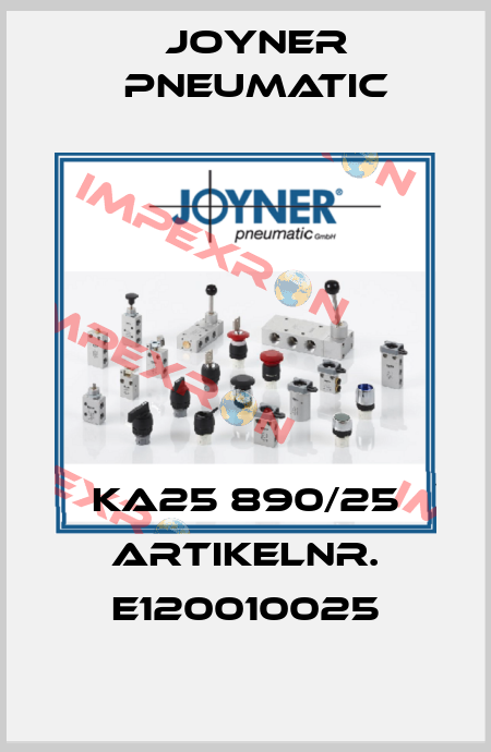 KA25 890/25 Artikelnr. E120010025 Joyner Pneumatic