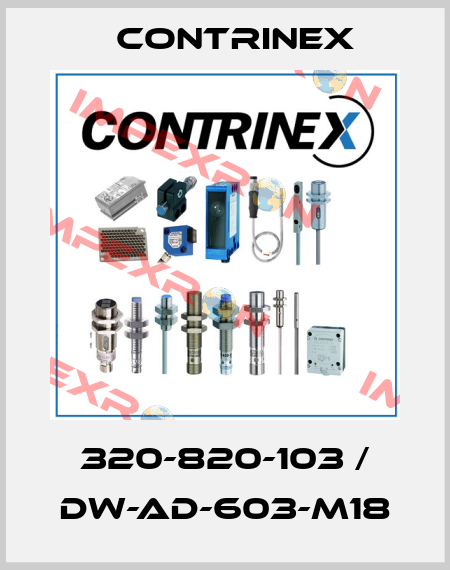320-820-103 / DW-AD-603-M18 Contrinex