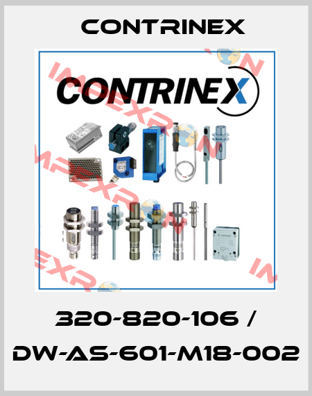 320-820-106 / DW-AS-601-M18-002 Contrinex