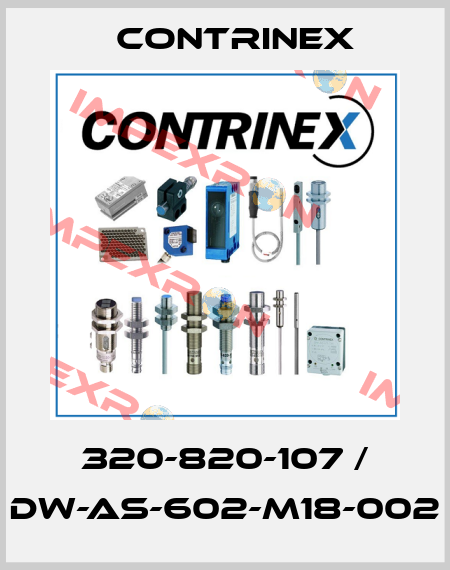 320-820-107 / DW-AS-602-M18-002 Contrinex