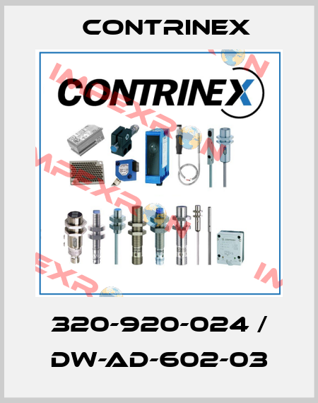 320-920-024 / DW-AD-602-03 Contrinex