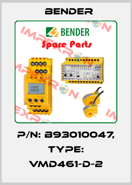p/n: B93010047, Type: VMD461-D-2 Bender