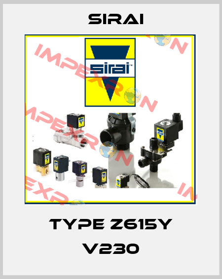 Type Z615Y V230 Sirai