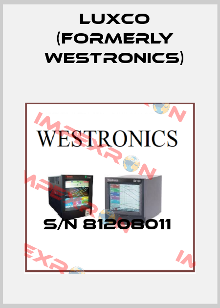S/N 81208011  Luxco (formerly Westronics)