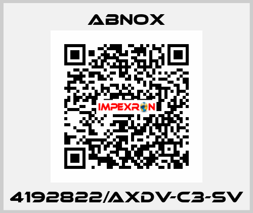 4192822/AXDV-C3-SV ABNOX