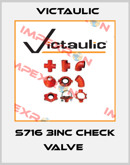 S716 3INC CHECK VALVE  Victaulic