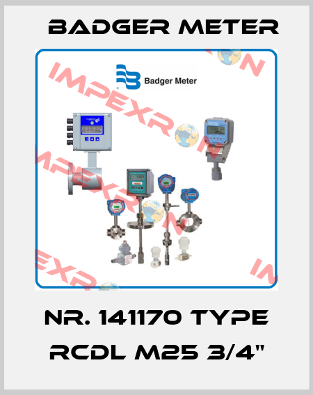 Nr. 141170 Type RCDL M25 3/4" Badger Meter