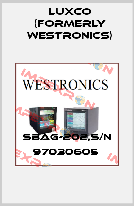 SBAG-202,S/N 97030605  Luxco (formerly Westronics)