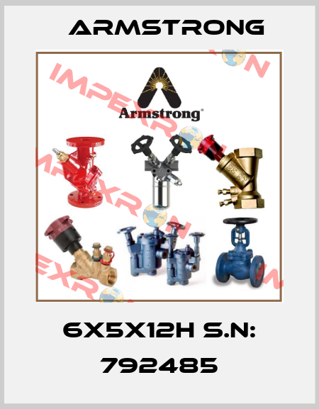 6x5x12h S.N: 792485 Armstrong
