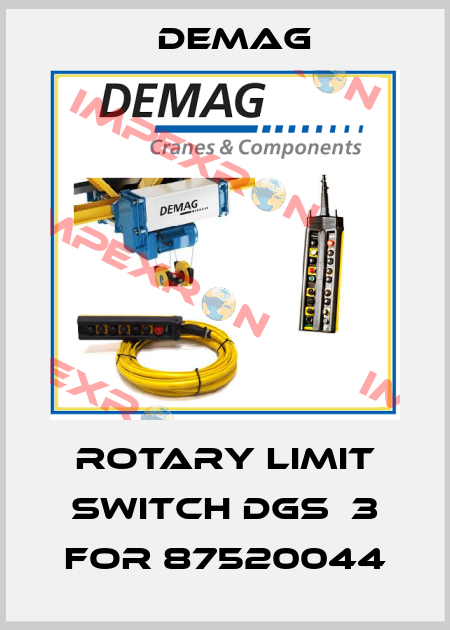 Rotary limit switch DGS  3 for 87520044 Demag