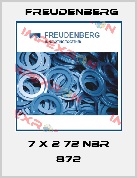 7 X 2 72 NBR 872 Freudenberg