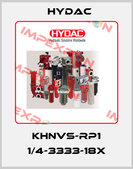 KHNVS-Rp1 1/4-3333-18X Hydac