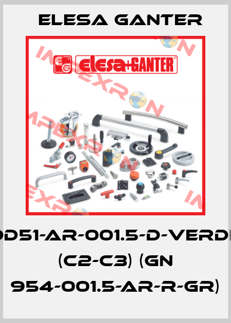 DD51-AR-001.5-D-VERDE (C2-C3) (GN 954-001.5-AR-R-GR) Elesa Ganter