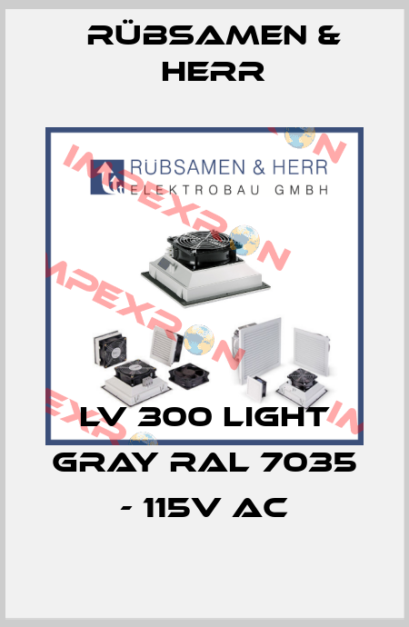 LV 300 Light gray RAL 7035 - 115V AC Rübsamen & Herr