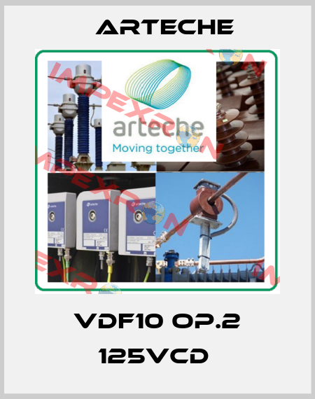  VDF10 OP.2 125VCD  Arteche