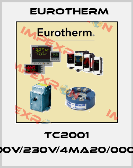 TC2001 02/750A/400V/230V/4mA20/000/FC/V2/ENG Eurotherm