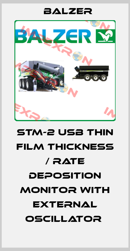 STM-2 USB THIN FILM THICKNESS / RATE DEPOSITION MONITOR WITH EXTERNAL OSCILLATOR  Balzer