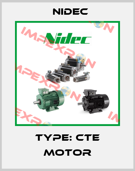Type: CTE Motor Nidec