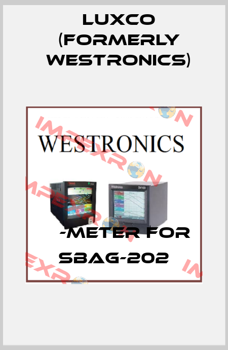 ΜΩ-meter for SBAG-202 Luxco (formerly Westronics)