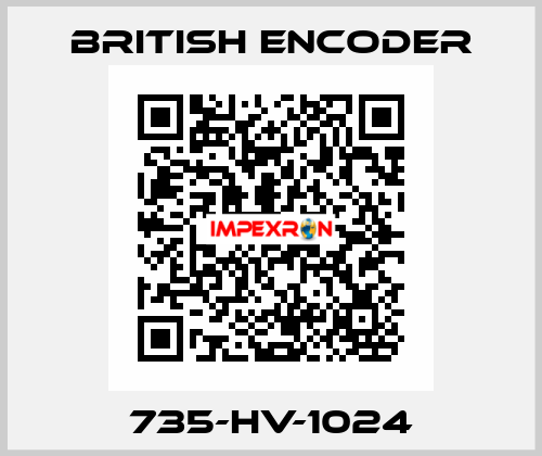 735-HV-1024 British Encoder