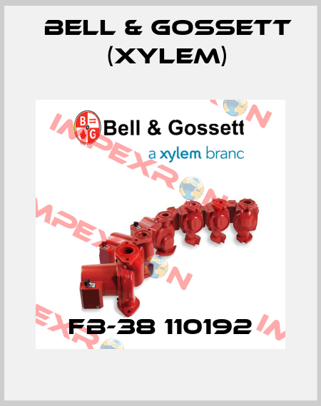 FB-38 110192 Bell & Gossett (Xylem)