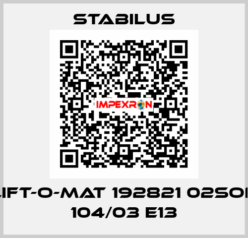 LIFT-O-MAT 192821 02SON 104/03 E13 Stabilus