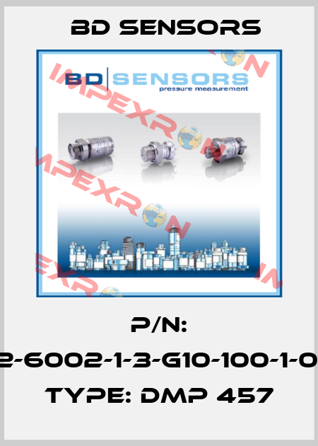 P/N: 602-6002-1-3-G10-100-1-000, Type: DMP 457 Bd Sensors