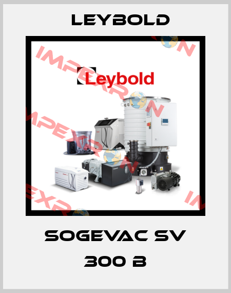 SOGEVAC SV 300 B Leybold