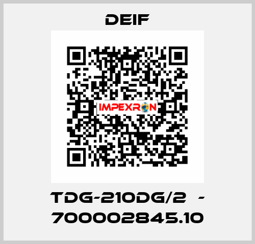 TDG-210DG/2  - 700002845.10 Deif