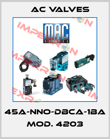 45A-NNO-DBCA-1BA Mod. 4203 МAC Valves