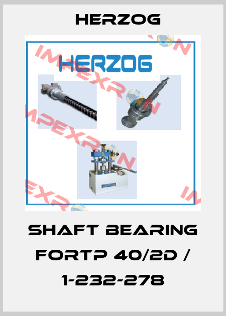 shaft bearing forTP 40/2D / 1-232-278 Herzog