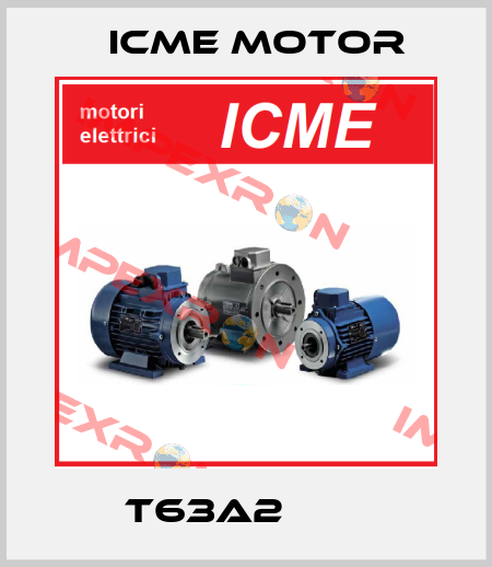 T63A2 ОЕМ Icme Motor