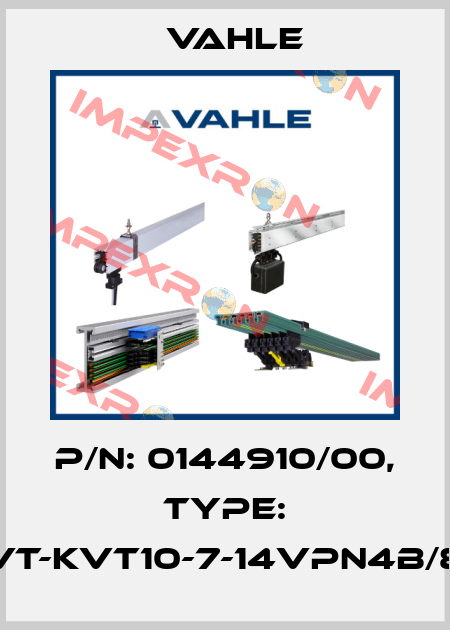 P/n: 0144910/00, Type: VT-KVT10-7-14VPN4B/8 Vahle